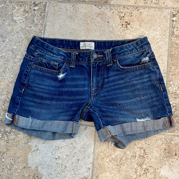 Short En Jean Pour Femme Aeropostale - Taille 3/4 - Occasion En Très Bon état - Style Décontracté